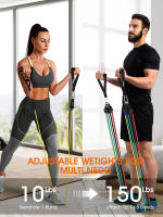 Juego de bandas de resistencia para ejercicios físicos, tubos elásticos, cuerda de tracción, banda de Yoga, equipo de entrenamiento para gimnasio en casa, 360 libras - details 6