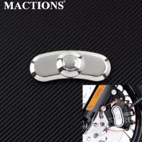 Pinza de freno delantero y trasero de plástico ABS cromado para motocicleta, pegatina para Harley Sportster 883, 1200 XL, SuperLow, personalizado, 48, 72, 2014-2019 - details 0