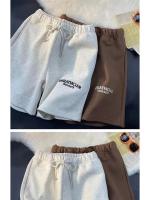 Pantalones Cortos de Deportes de Verano Minimalistas Moda de Playa y Calle para Hombres con Letras Bordadas - details 2