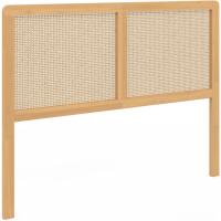 Cabecero de cama con pie (140 cm), diseño de cannabos y madera - details 0
