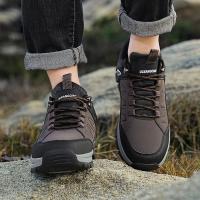 Zapatillas de senderismo al aire libre para hombre, zapatos de Trekking con cordones, para escalada de montaña, transpirables - details 4