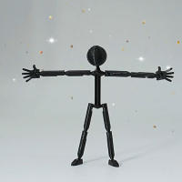 Muñeco articulado multiarticulado, juguete de impresión 3D, maniquí móvil impreso en 3D, modelo novedoso de muñeco, robot ensamblado. - details 9