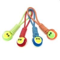 Juguete de Algodón para Masticar Bola de Cuerda Acolchada para Perros Juguete Dental para Mascotas - details 0