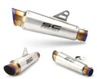 Boca de tiburón sobre escape tubo de escape de motocicleta para Ninja 400/Z250/R6/R1/CBR/MT07/R3 - details 1