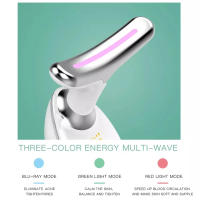 Masajeador Facial EMS Antiarrugas 3 LED 3 Modos Cuidado de la Piel del Cuello - details 6