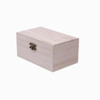 Caja de Madera de Alta Calidad S/M/L con Tapa Artesanal y Encaje Cuadrado para Decoración del Hogar y Almacenamiento de Suministros - details 27