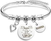 Pulsera de acero inoxidable, pulsera con letras de etiquetas, pulsera de accesorios, venta caliente en Italia - details 10
