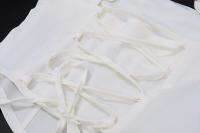 BUNO-Camiseta sin mangas con tirantes finos para mujer, Top corto ajustado con espalda descubierta, ropa de calle para fiesta, verano 2025 - details 13