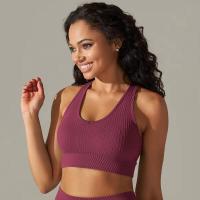 Sujetador deportivo a prueba de golpes para mujer, camiseta sin mangas para correr, ropa interior sexy para fiesta y yoga - details 7