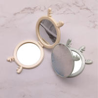 Espejo De Maquillaje Plegable Mini Flores Espejo De Vestíbulo Portátil Espejo De Mano Doble Lado Compacto Espejo De Bolsillo Cosmético - details 2