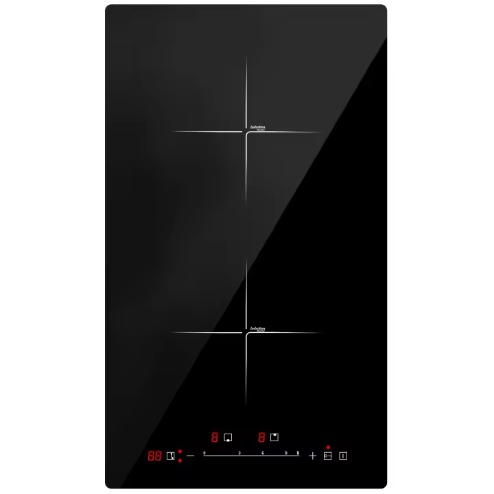 Estufa de inducción doble eléctrica Iseasy Autárquico, 3400W, 2 fuegos, 29 cm, montado, táctil, temporizador - 1