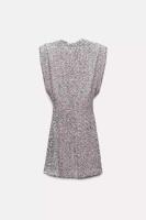 Elegante Falda Mini A-line de Cintura Alta Manga Sin Capas, Cremallera Oculta, Brillo de Lentejuelas Nueva Moda para Mujeres - details 11