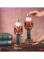 Gran oferta, marioneta creativa, Cascanueces, adorno navideño creativo para el hogar, gabinete de vino, adorno de resina - details 11