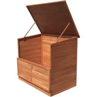 Armario Multiusos para Jardín 40x75x90 cm en Madera con 2 Capas de Pintura Impermeable |   Patas y Suelo - details 23
