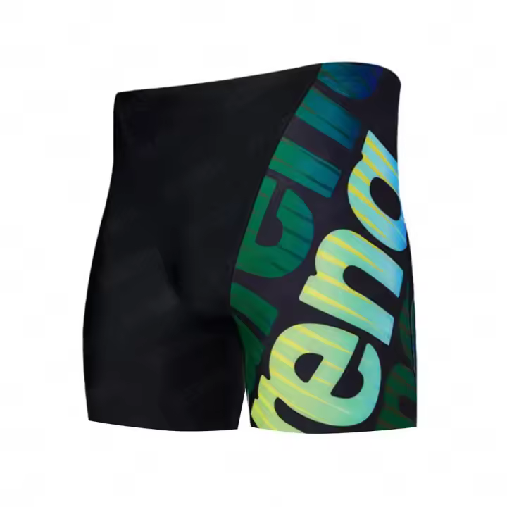 Jammer de natación de carreras de verano para hombre, traje de baño de entrenamiento atlético de resistencia, pantalones cortos, bañadores de playa, traje de baño para gimnasio, pantalones de Surf - 1
