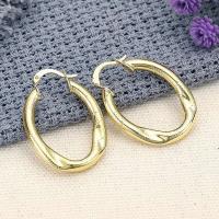 Patrón de tallado giratorio dorado para mujer serie Huitan-2025, pendientes redondos de moda, joyería de Metal multifuncional - details 25
