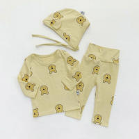 Conjunto de invierno para niñas Conjunto de ropa con estampado de oso lindo para niñas - details 14