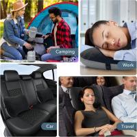 Almohada inflable de viaje ultraligera, funda extraíble, almohada para mochilero, almohadas para avión y coche para mochilero, caminata y Camping - details 3