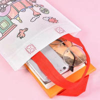 Juego de bolsas de tela para niños, 20 unidades, no tejidas, para pintar y 20 lápices de colores para cumpleaños infantil - details 7