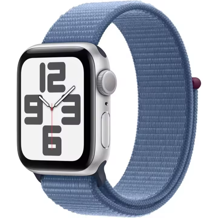 Apple Watch SE 2023 GPS 40 mm CA Sier Correa de aluminio/Aro deportivo azul - 1