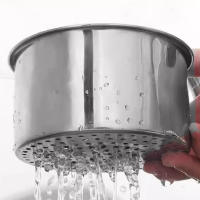Coladores de acero inoxidable para fregadero de cocina, filtro de drenaje eficiente, recogedor de alimentos - details 6