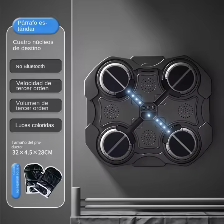 Nueva Máquina de Boxeo Inteligente Bluetooth 2025 Montada en la Pared 9 Modos de Velocidad para Adultos y Niños Equipo de Fitness al Aire Libre - 1