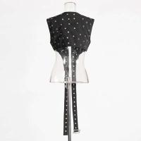 Chaleco de rehén hip-hop punk rock para mujer, ropa técnica de diseño irregular, chaleco sin mangas 2024 - details 4