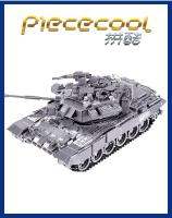 MMZ modelo Piececool rompecabezas de Metal P047 T-90A montaje de tanque kit de metal DIY 3D corte láser modelo rompecabezas juguetes regalo para adultos - details 4