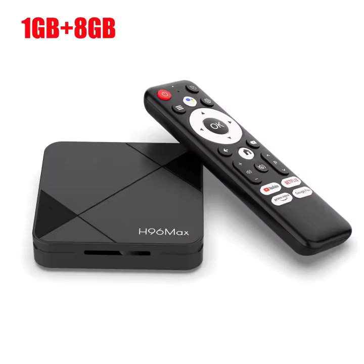 Caja de TV inteligente para cine en casa Android 14 RK3518 Quad core ARM Cortex-A53 Asistente de voz de Google Netflix Streaming Bluetooth Reproductor multimedia 2.4G/5G Wifi - 1