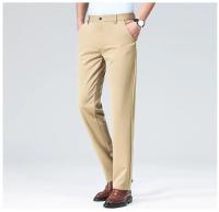 Pantalones informales elásticos para hombre, pantalones de traje de negocios, pantalones de vestir transpirables para primavera y verano, pantalones de trabajo de longitud completa para hombre - details 24