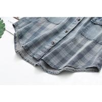 Chaqueta de Denim Holgada y Delgada para Mujer Ropa de Moda Plus Size para Primavera Otoño - details 9