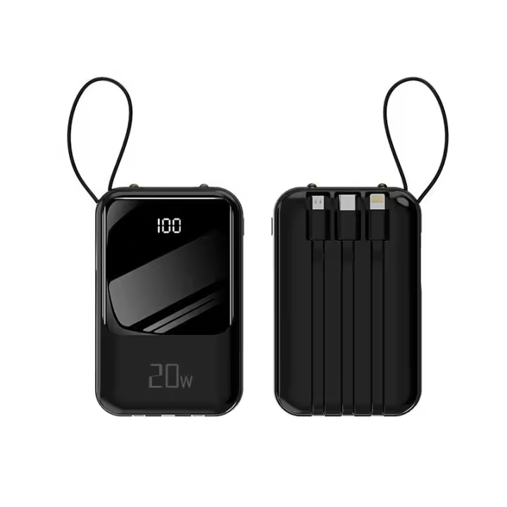 Cable digital Mini Gran capacidad Regalo Impreso Portátil Móvil Energía 20000mAh - 1