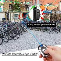 Wsdcam Alarma de Bicicleta Anti-Robo Activada por Vibración Remota Sirena Inalámbrica de 113dB - details 7