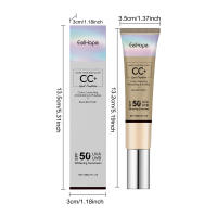 Corrector Base facial crema CC corrector Natural Control de aceite hidratante protector solar Base líquida cobertura completa cosméticos de maquillaje - details 1