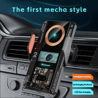 Cargador Inalámbrico para Coche Soporte de Teléfono con Inducción Infrarroja de Carga Rápida para iPhone, Samsung, Xiaomi Soporte de Elevación para Motores - details 1