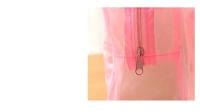 Bolsa de maquillaje transparente de PVC ral para mujer y niña, estuche impermeable con cremallera, bolsas de aseo de viaje, bolso - details 7