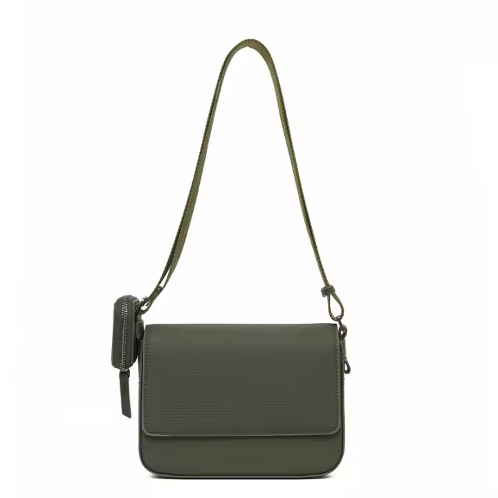 Bolso Cruzado Retro de Moda para Mujeres Pequeño, Cuadrado, Textura Gruesa, Bolso de Hombro - 1