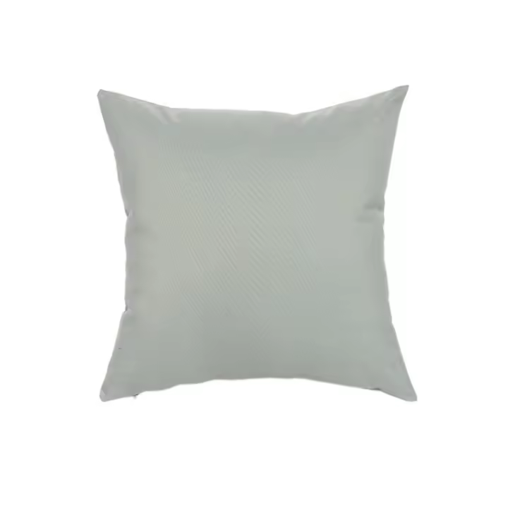 Funda de almohada de algodón para decoración del hogar, funda de almohada a rayas de 45x45cm, funda de cojín de estilo verde de verano para salón/oficina - 1