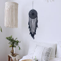 Atrapasueños con cuchillo blanco puro de viento nórdico, colgante atrapasueños para el hogar, decoración del hogar - details 3