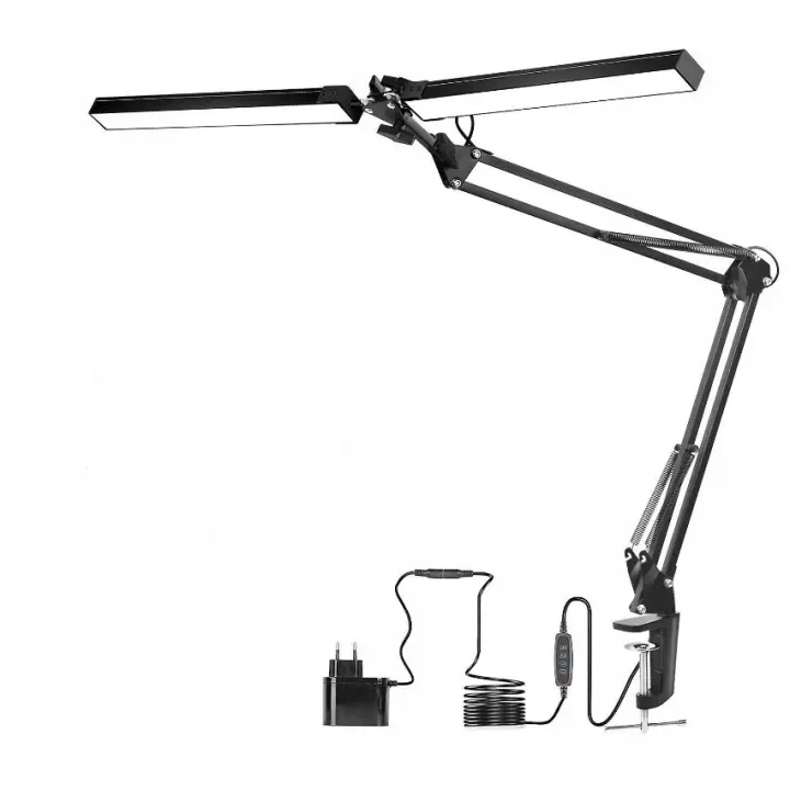 Barra de luz LED de 24W, 160 Uds., regulable, 3 colores, Monitor de ordenador, lámpara de mesa, lámpara colgante para lectura de estudio de oficina - 1