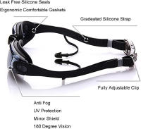 Gafas de natación para miopía para adultos, lentes profesionales para piscina, antivaho, ópticas, impermeables, dioptrías - details 2