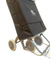 Carrito de compras de 4 ruedas con 2 bolsillos flamencos fucsia. Carrito de compras de calidad. Bolsa de compras. - details 2