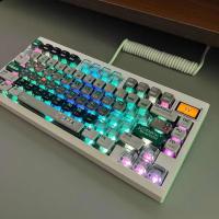 Conjunto de temas de química, sublimación PBT, teclas de perfil CBSA para tapas de teclado translúcidas laterales personalizadas nical - details 2