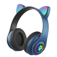 Auriculares Inalámbricos Bluetooth de Gato Plegables, con Micrófono, Luz de Flash, Música Estéreo, Control de Volumen Ideal para Juegos Caja Protectora Incluida - details 2