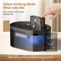 Fuente de agua para gatos inalámbrica de 2,2 L, 5V, USB, funciona con pilas, fuente de agua automática para mascotas con Sensor de movimiento, cuenco dispensador de agua para perros y gatos - details 2
