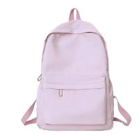 Mochila escolar impermeable de gran capacidad para mujer, mochila escolar con cremallera suave, Color sólido, mochila informal para adolescentes y niñas, suministro para estudiantes - details 43