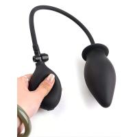 Embalaje privado SEX Masajeador de silicona extensible para hombres y mujeres, juguetes sexuales con enchufe Iatable, consolador Anal para patio trasero - details 0