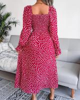Vestido Maxi Floral de Alta Calidad y Lujo Elegante Estilo Kpop para Mujeres Ideal para Fiestas - details 11
