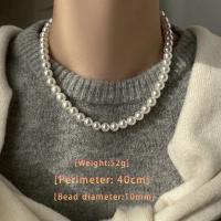 Elegante Collar de Cuentas con Hebilla Magnética de Perla Blanca Nueva Cadena de Clavícula para Mujeres Regalo de Joyería Distintivo - details 2