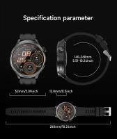 Nuevo 2025, reloj inteligente para hombres de alta calidad, 1,85 pulgadas (4,7) cm, toque de pantalla completa amoled, llamada bluetooth, batería de 410 ma, más de 500 diales masivos, nfc, trayectoria gps, brújula al aire libre, Para iOS y Android - details 22